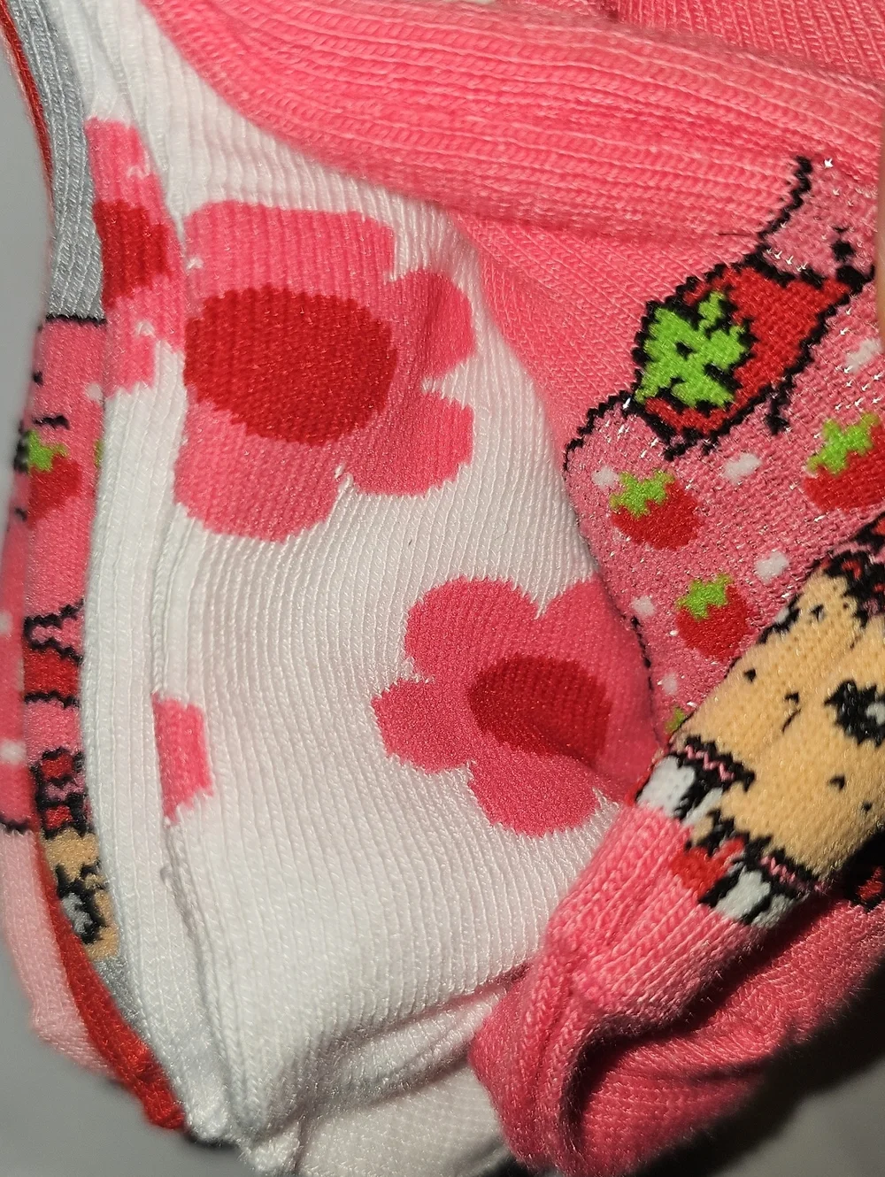 Strawberry Shortcake Character Toddler Ankle Socks, 10-pack, Size 4T-5T New